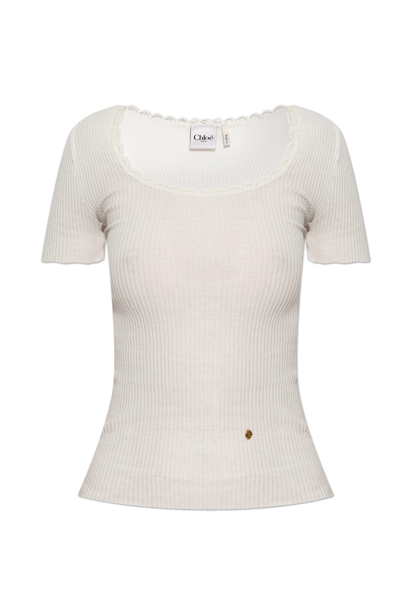 Chloé Ribbed fitted top | Women's | Vitkac
